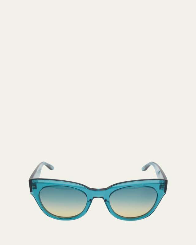 Lioness Mixed-Media Butterfly Sunglasses